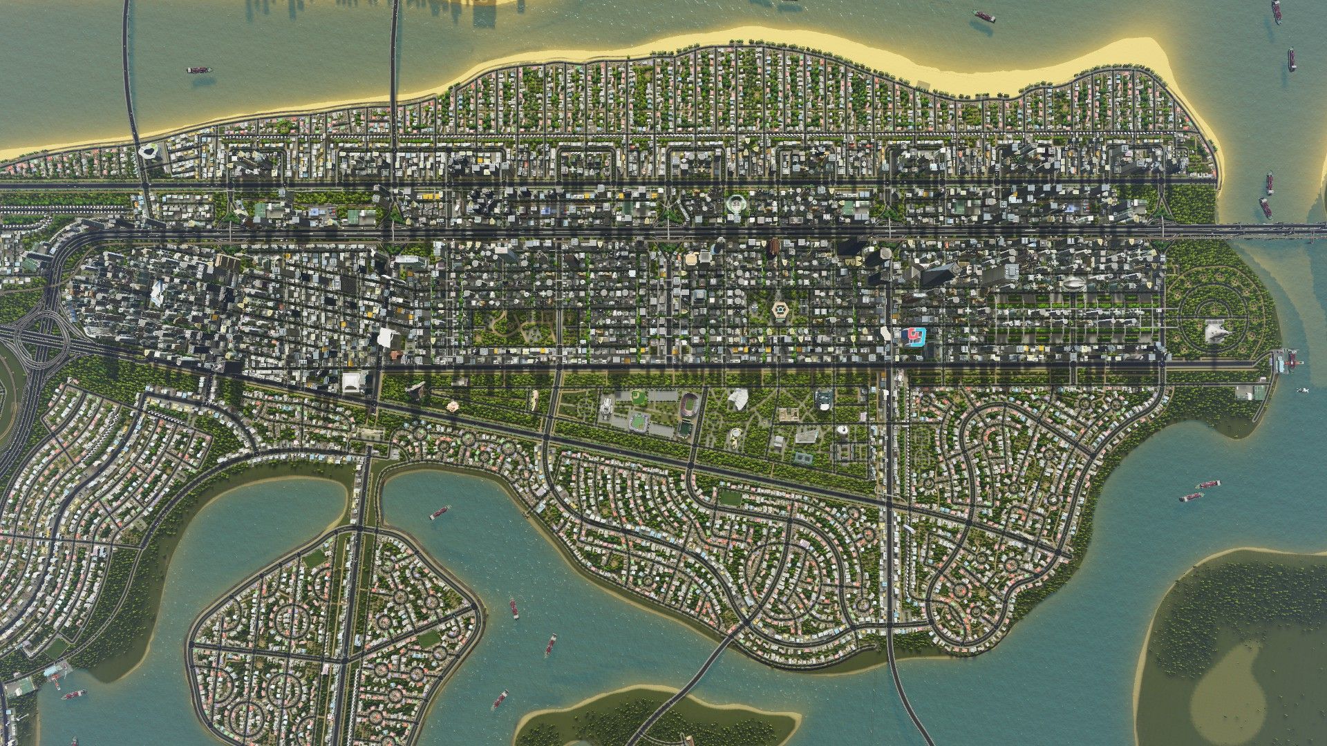 cities skylines map