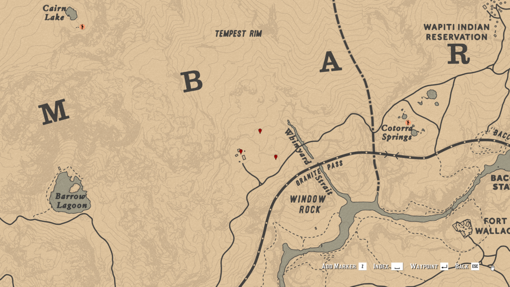 Red Dead Redemption 2 location treasure maps online 