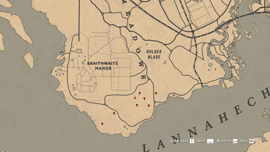 Interactive Red Dead Redemption 2 Map 