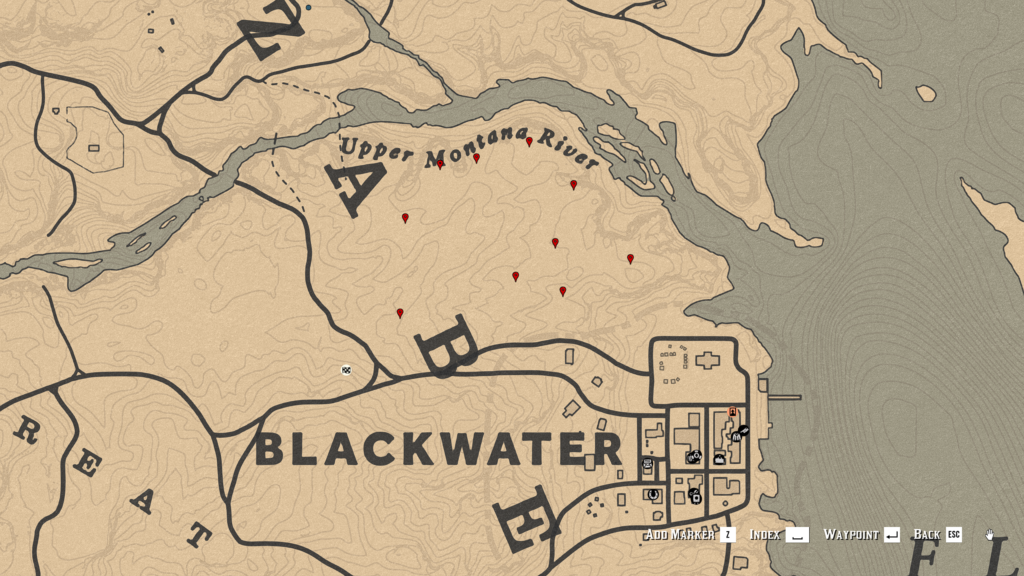 Interactive Red Dead Redemption 2 Map 