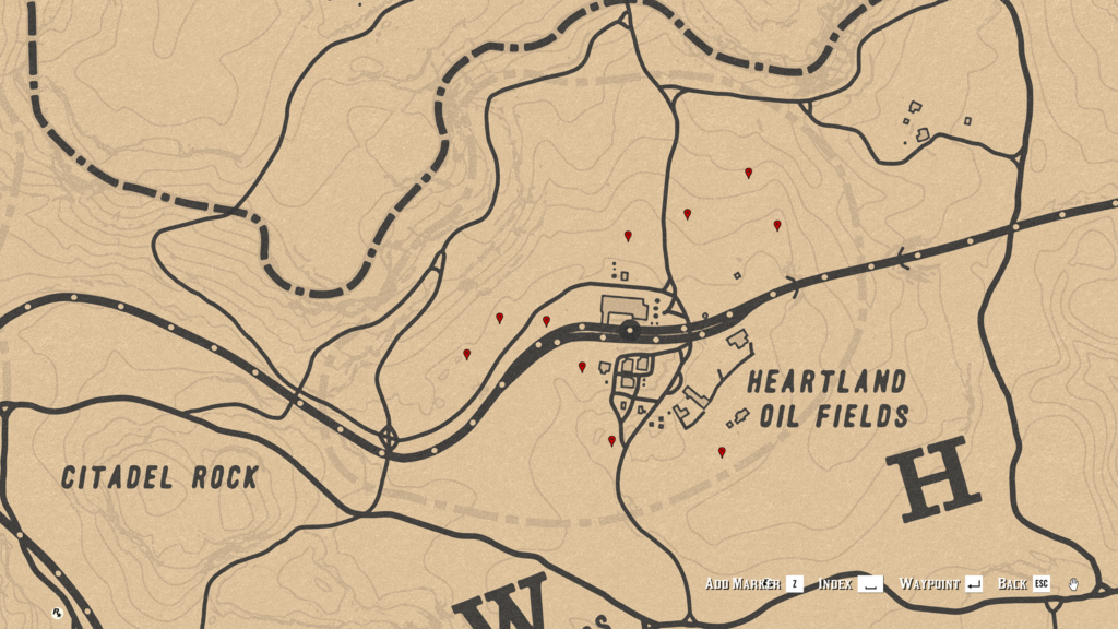 Red Dead Online Indian Tobacco Location Map