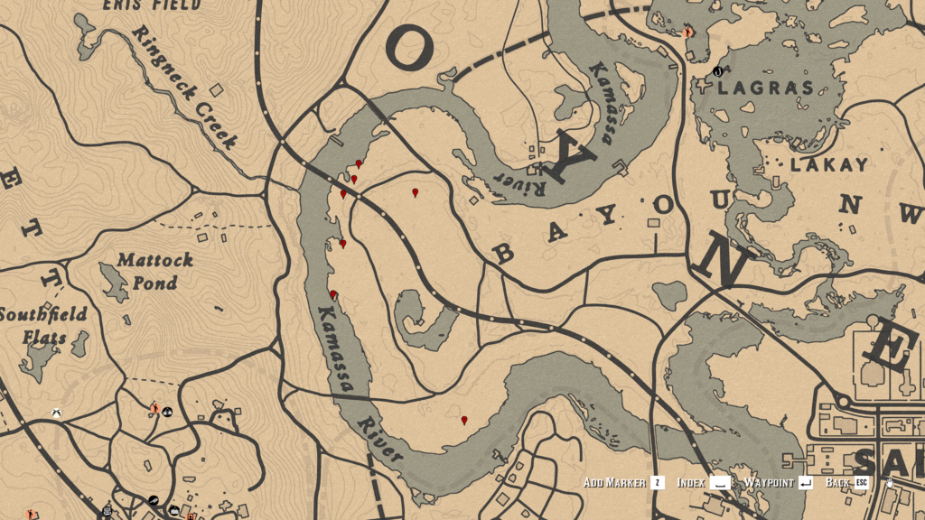 Red Dead Online Oleander Sage Location Map