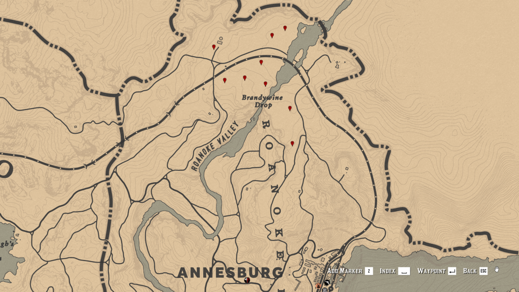 Red Dead Online Rams Head Location Map