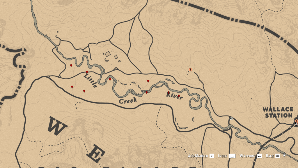 Red Dead Online Raspberry Location Map