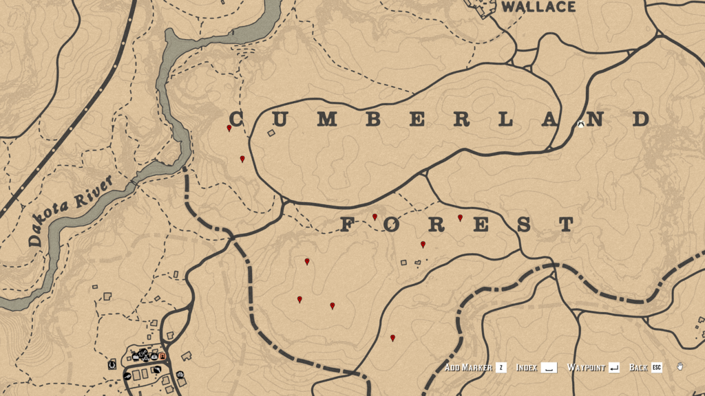 Red Dead Online Plant Location Guide Challenge Plant Locations 2game