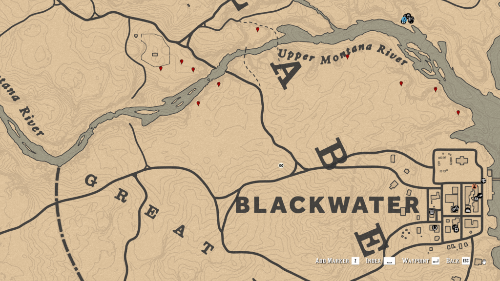 Red Dead Online Wild Mint Location Map