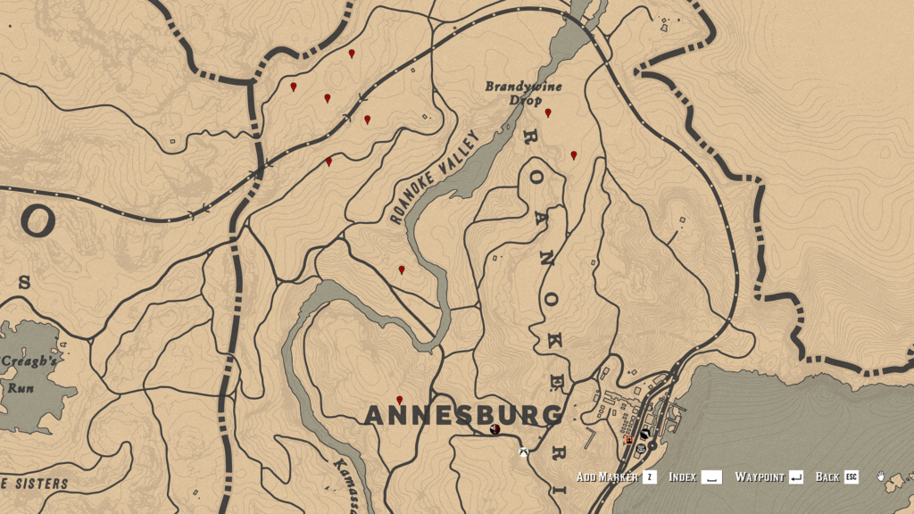 Red Dead Online Wintergreen Berry Location Map