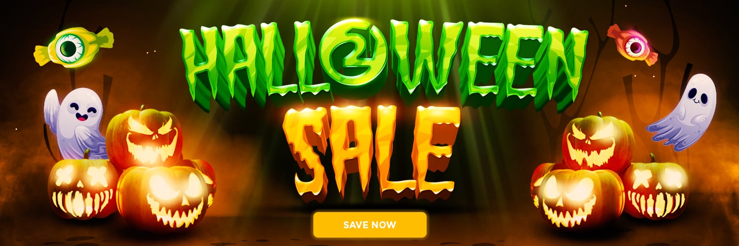 2Game Halloween Game Sale Feature Banner
