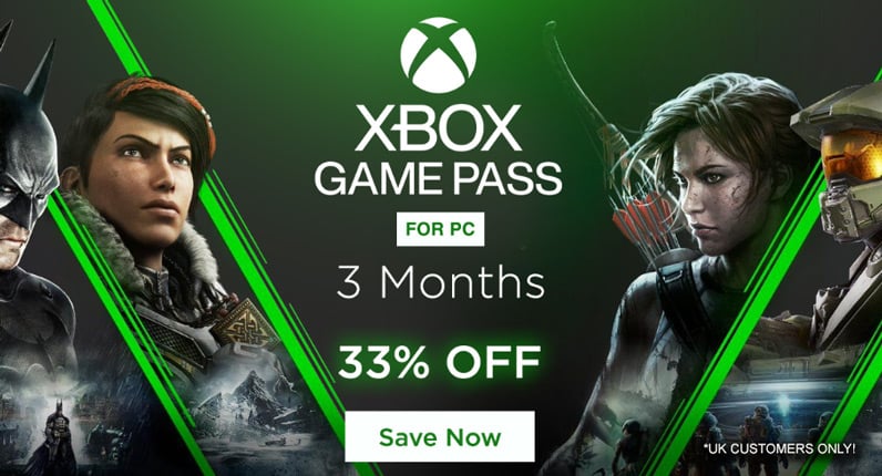 Xbox Game Pass para PC 3 meses