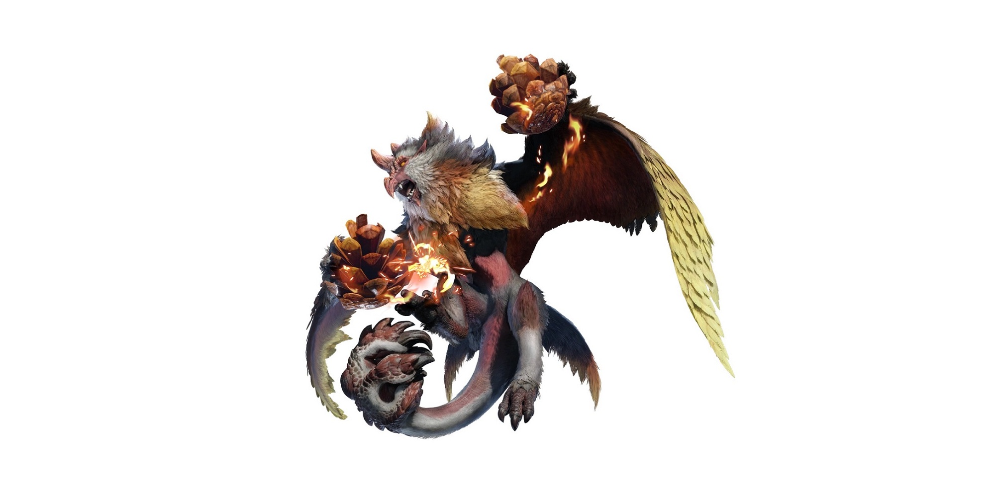 Renders for the new monsters of Monster Hunter Rise!