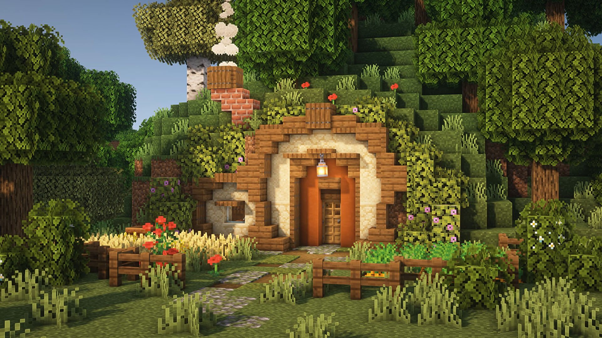 Minecraft House Ideas Hobbit Hole 