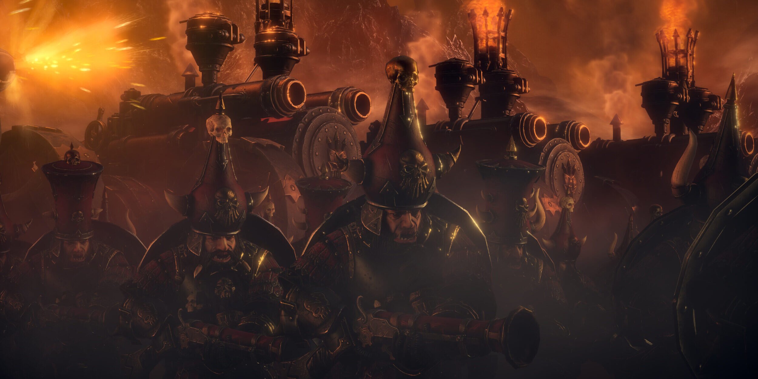 Chaos Dwarfs Warhammer Dlc Overview Forge Of The Chaos Dwarfs Game