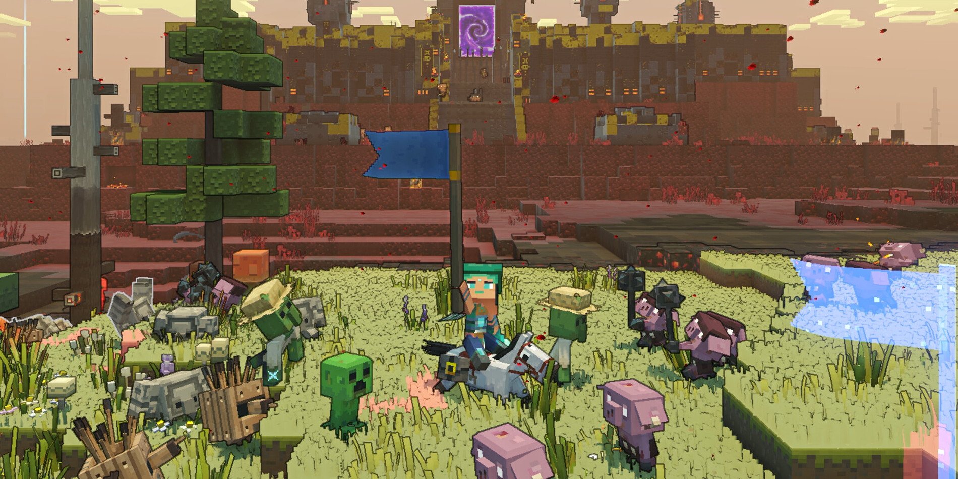 Minecraft Legends could be you and your kids' next Game Pass